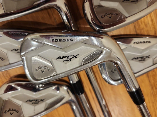 CALLAWAY APEX PRO Forged 19' IRONS - 5I-PW - NIPPON MODUS 3 TOUR 130 X