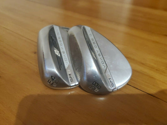 Titleist Vokey SM8 Chrome 2 Wedge Set 54.12D and 58.12D - S400 Dynamic Gold