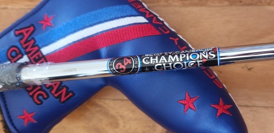 SCOTTY CAMERON CHAMPIONS CHOICE NEWPORT 2 PLUS + 34" BRAND NEW