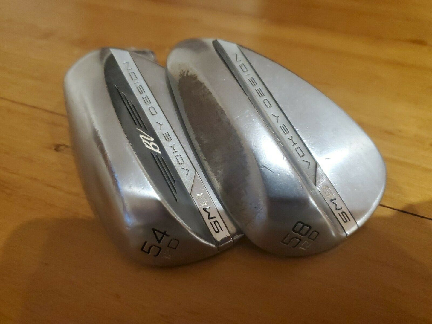 Titleist Vokey SM8 Chrome 2 Wedge Set 54.12D and 58.12D - S400 Dynamic Gold