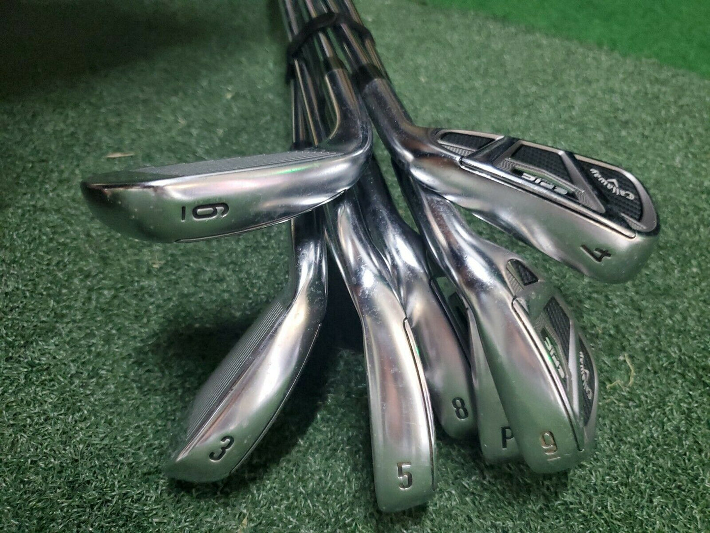 CALLAWAY EPIC PRO RAW IRONS - 3i-PW - PROJECT X LZ 6.0 95 STIFF