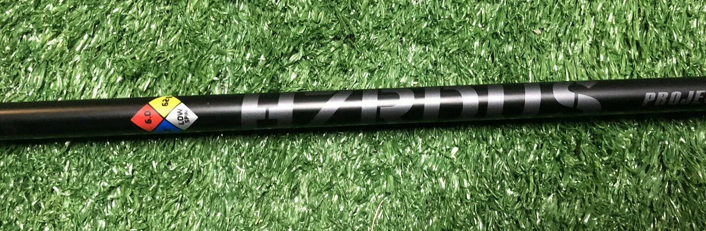 PROJECT X HZRDUS BLACK 62 STIFF 6.0 SHAFT GRAPHITE 65 - CHOICE OF ADAPTER