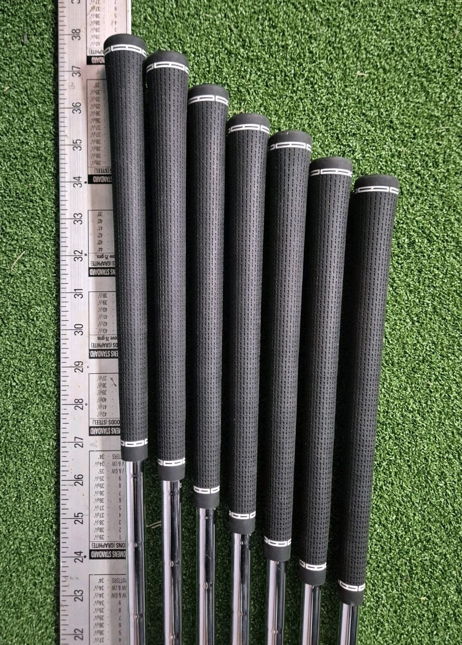 TRUE TEMPER AMT WHITE S300 STIFF IRON IRONS SHAFTS 4-PW 0.355 TAPER TIP3