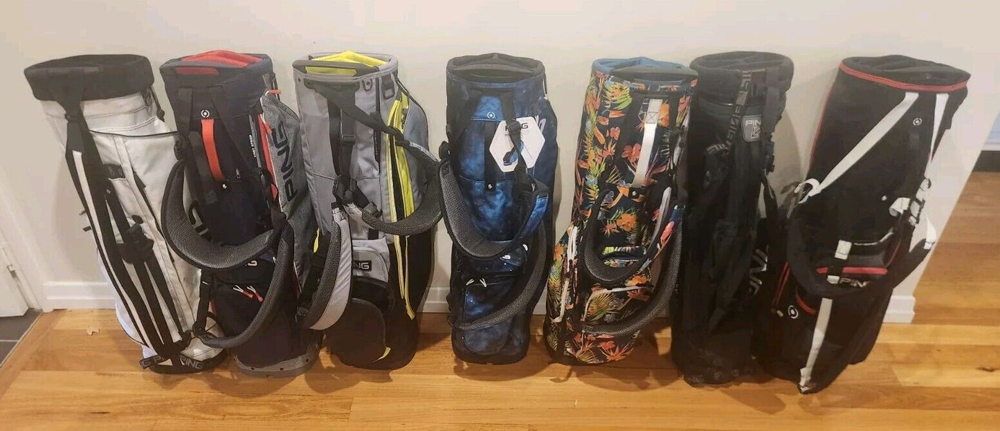 PING GOLF CART CARRY BAG HOOFER LITE MONSOON and OTHER BAGS