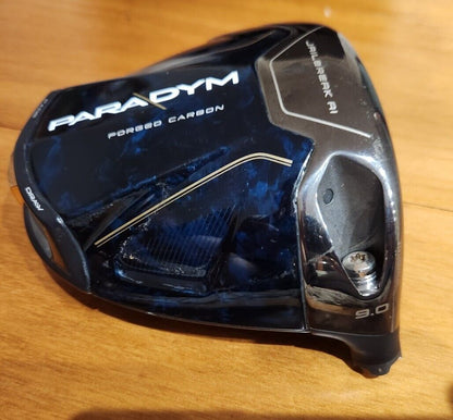 CALLAWAY PARADYM 9.0° FORGED CARBON DRIVER EXCELLENT CONDITION