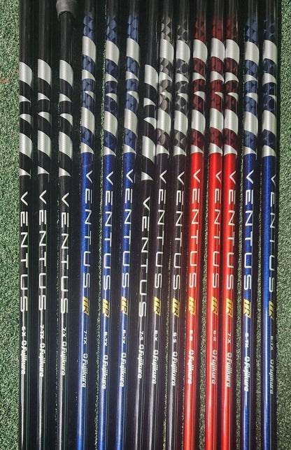 FUJIKURA VENTUS VELOCORE SHAFTS - MINT / EXCELLENT CONDITION - TR BLACK BLUE RED