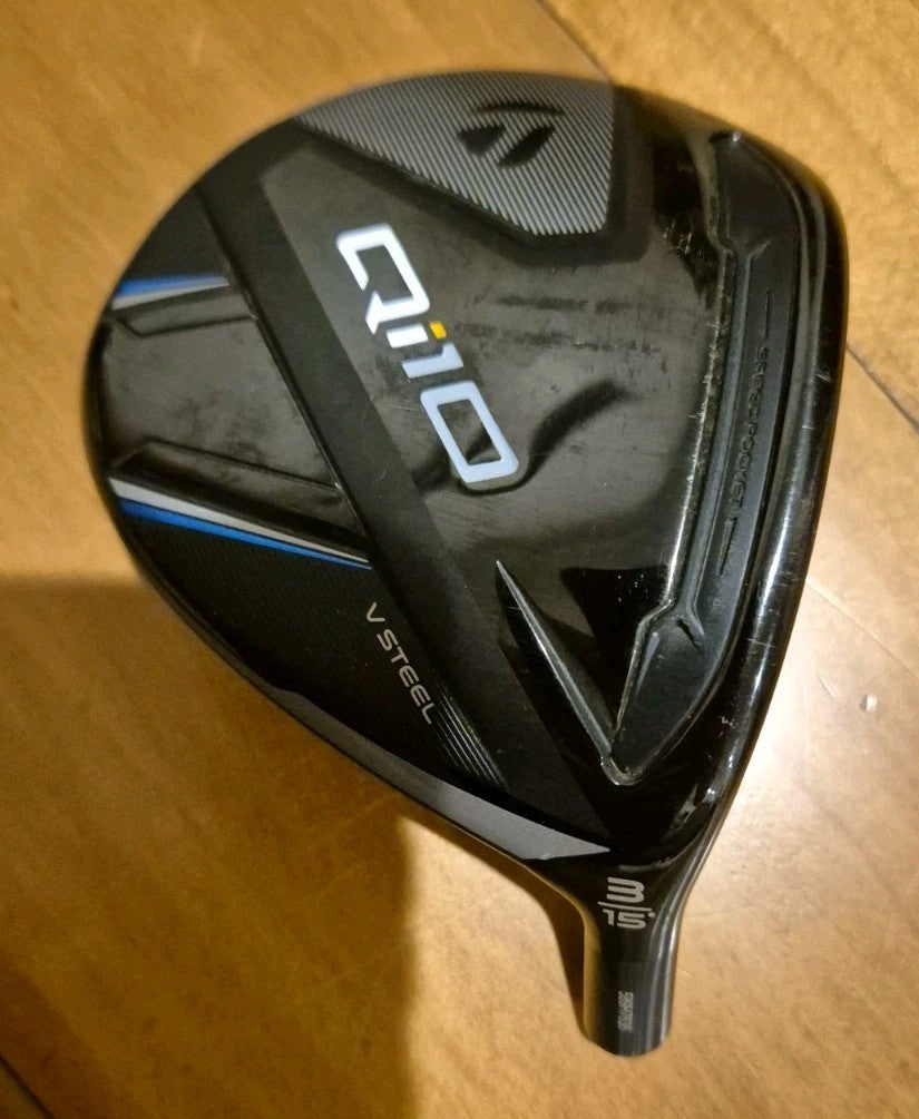 TAYLORMADE Qi10 V STEEL 15° 3 FAIRWAY WOOD - HEAD ONLY 1