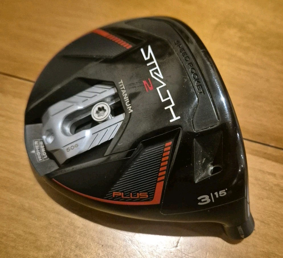 TAYLORMADE STEALTH 2 PLUS + 15° 3 FAIRWAY WOOD - HEAD ONLY 0