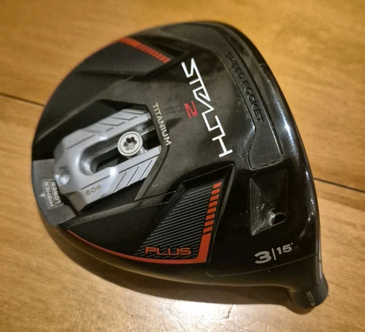 TAYLORMADE STEALTH 2 PLUS + 15° 3 FAIRWAY WOOD - HEAD ONLY 0