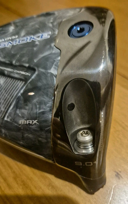CALLAWAY PARADYM Ai SMOKE MAX 9° + DRIVER HEAD ONLY TOUR ISSUE 9+1