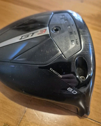 TITLEIST GT3 8° GOLF DRIVER HEAD ONLY  - TOUR ISSUE 1