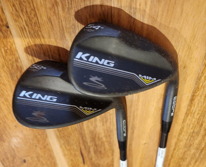 COBRA KING MIMGOLF WEDGES - LIKE NEW - 58.08 54.10