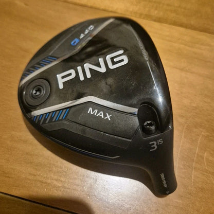PING G440 MAX 15° HEAD ONLY- 3 WOOD FAIRWAY 0