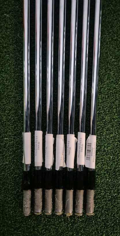 PROJECT X 6.0 NEW PULLED STIFF IRON IRONS SHAFTS 4-PW 0.355 TAPER TIP MMC GRIPS4