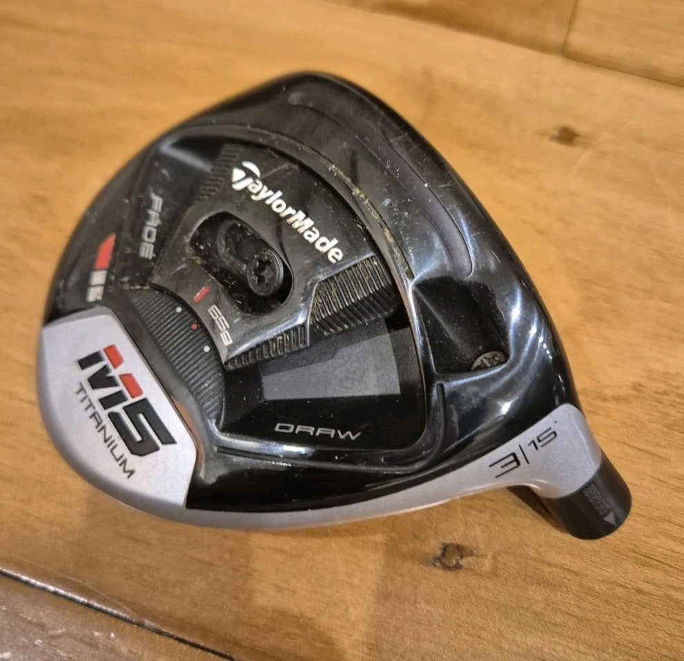 TAYLORMADE M5 TI  15° 3 FAIRWAY WOOD HEAD ONLY - FW Titanium 0