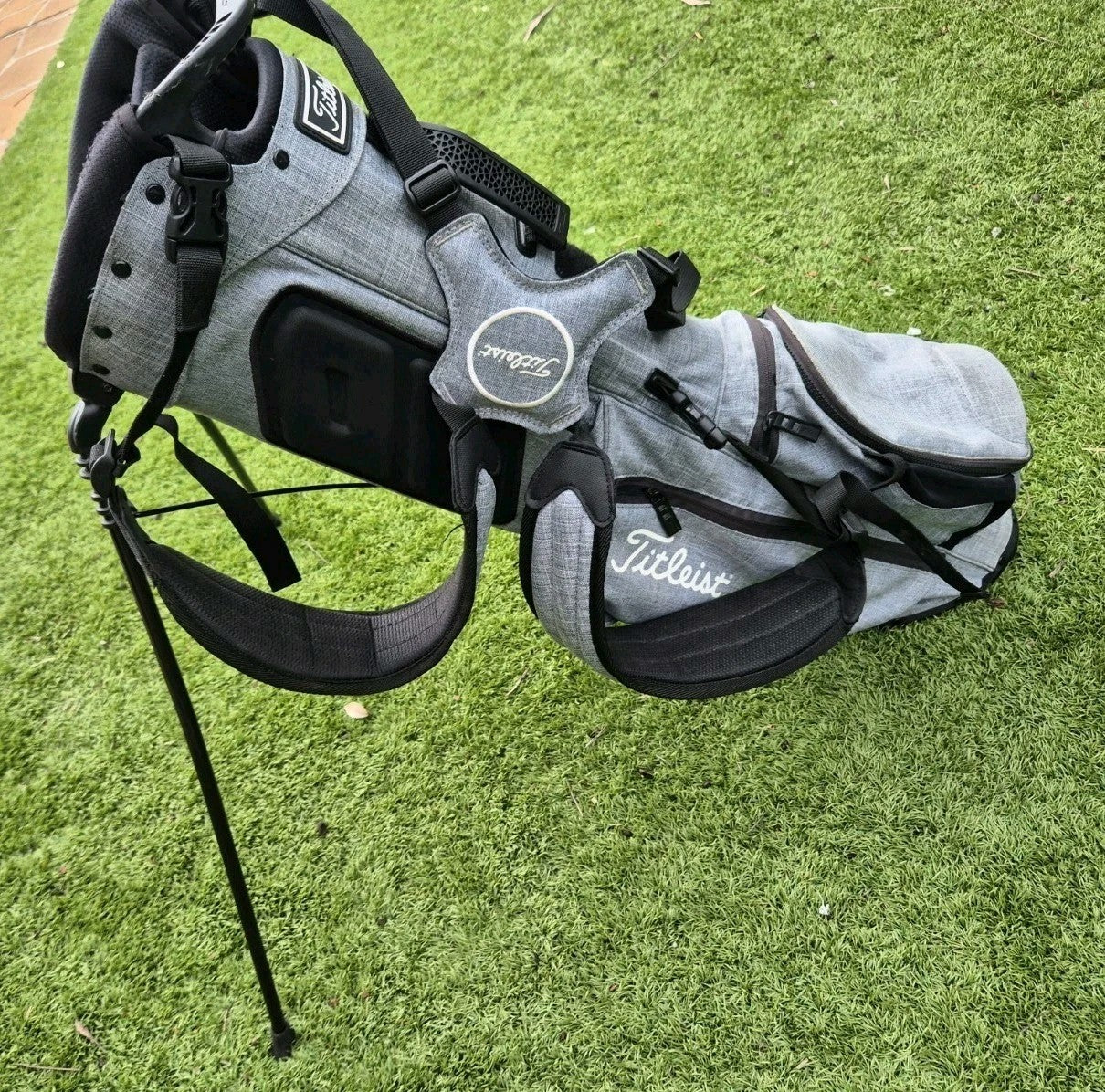 TITLEIST GOLF CART CARRY BAG BLACK STAND BAGS0