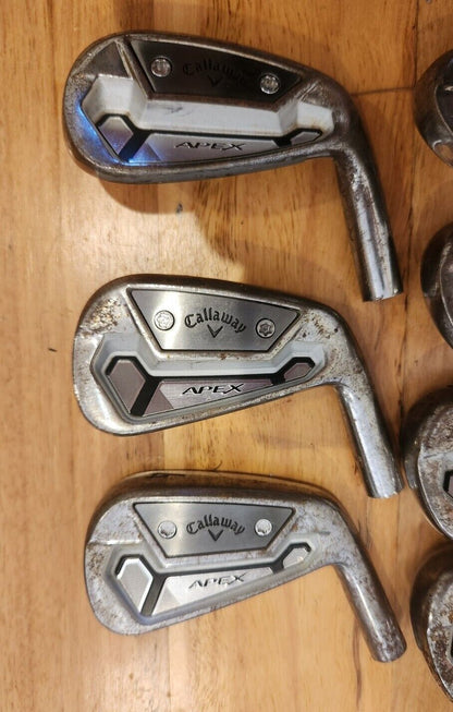 CALLAWAY APEX TCB RAW TOUR ISSUE 4-PW IRONS - SHAFTS - CUSTOM SHAFT OPTIONS