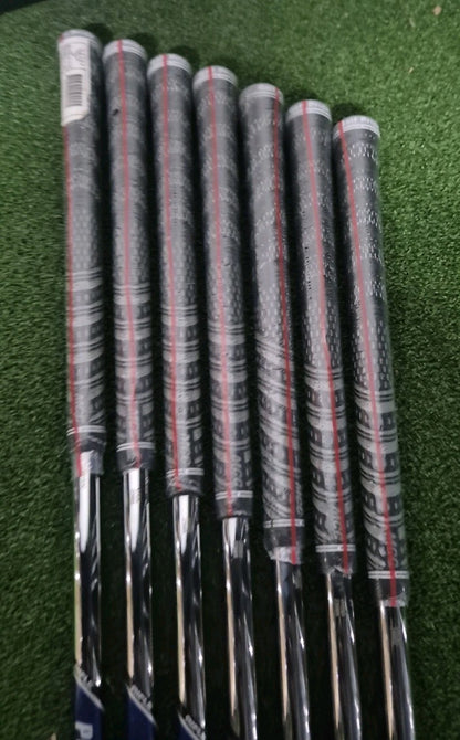 PROJECT X 6.0 NEW PULLED STIFF IRON IRONS SHAFTS 4-PW 0.355 TAPER TIP MMC GRIPS3