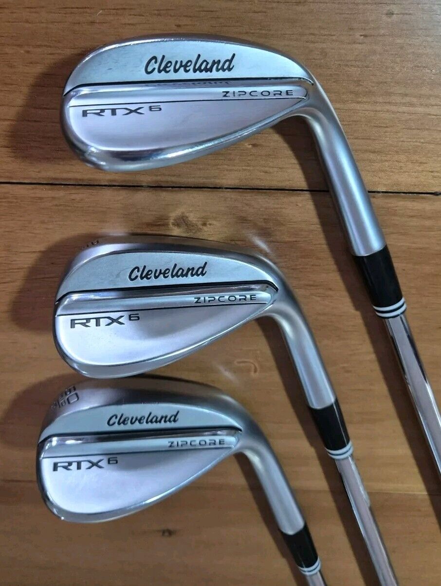 CLEVELAND RTX6 RTX 6 TOUR RACK GOLF WEDGES VARIOUS LOFT BOUNCE ZIPCORE WEDGE