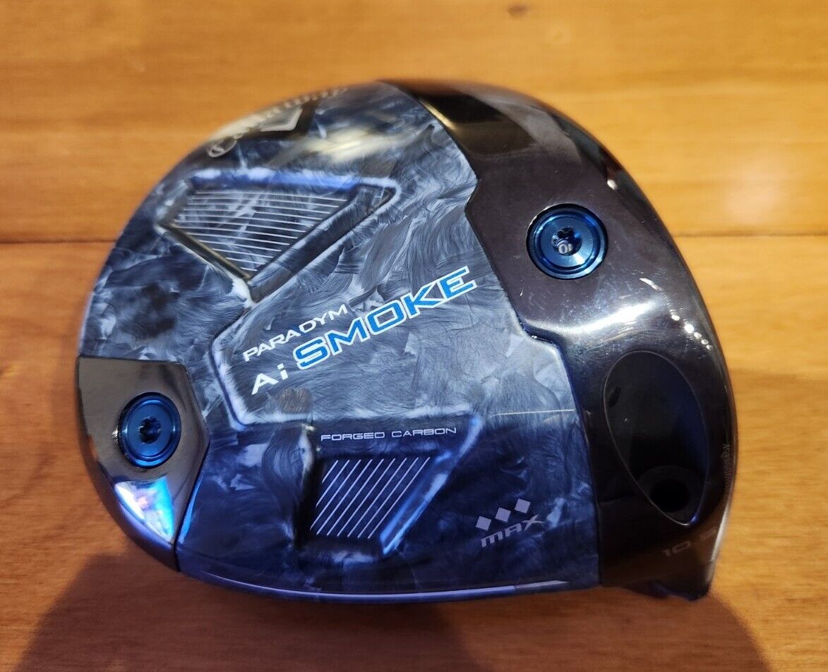 TOUR ISSUE CALLAWAY PARADYM Ai SMOKE TRIPLE DIAMOND MAX 10.5° DRIVER - HEAD ONLY