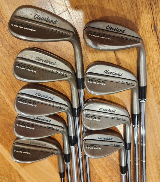CLEVELAND RTX6 RTX 6 TOUR RACK GOLF WEDGES VARIOUS LOFT BOUNCE EXCELLENT ZIPCORE