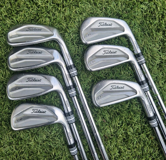 TITLEIST 620CB FORGED IRONS IRONS 4-PW - KBS TOUR 130X EXTRA STIFF SHAFTS0