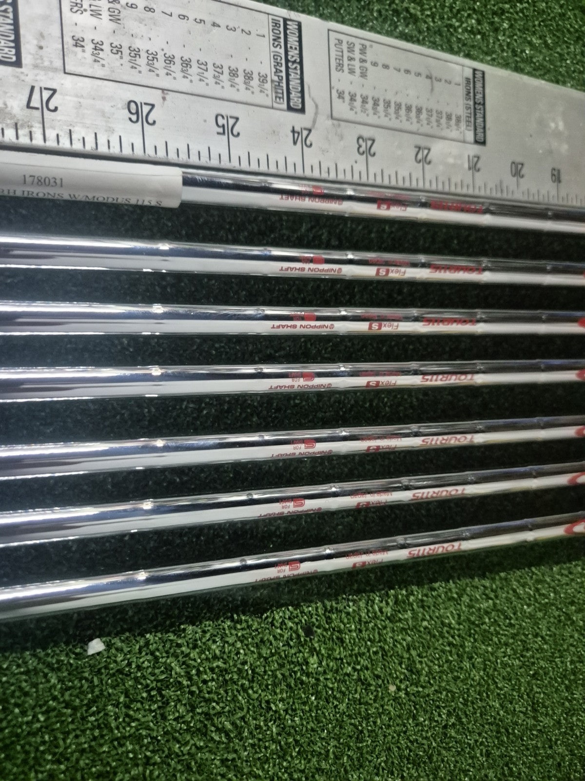 NIPPON MODUS 3 TOUR 115S IRON IRONS SHAFTS TV 360 GRIPS 4-PW 0.355 TAPER TIP2