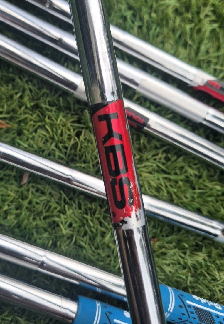 TITLEIST 620CB FORGED IRONS IRONS 4-PW - KBS TOUR 130X EXTRA STIFF SHAFTS7