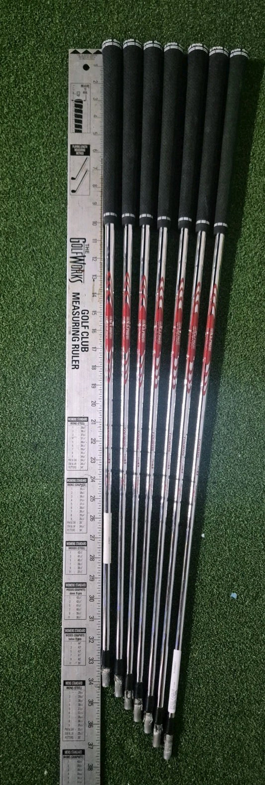 NIPPON MODUS 3 TOUR 115S IRON IRONS SHAFTS TV 360 GRIPS 4-PW 0.355 TAPER TIP0