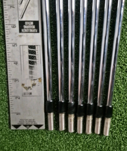 TRUE TEMPER AMT WHITE S300 STIFF IRON IRONS SHAFTS 4-PW 0.355 TAPER TIP2