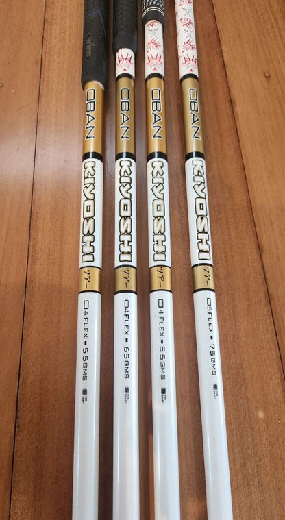 OBAN Kiyoshi WHITE FAIRWAY WOOD SHAFTS  GOLF SHAFTS - CUSTOM BUILD