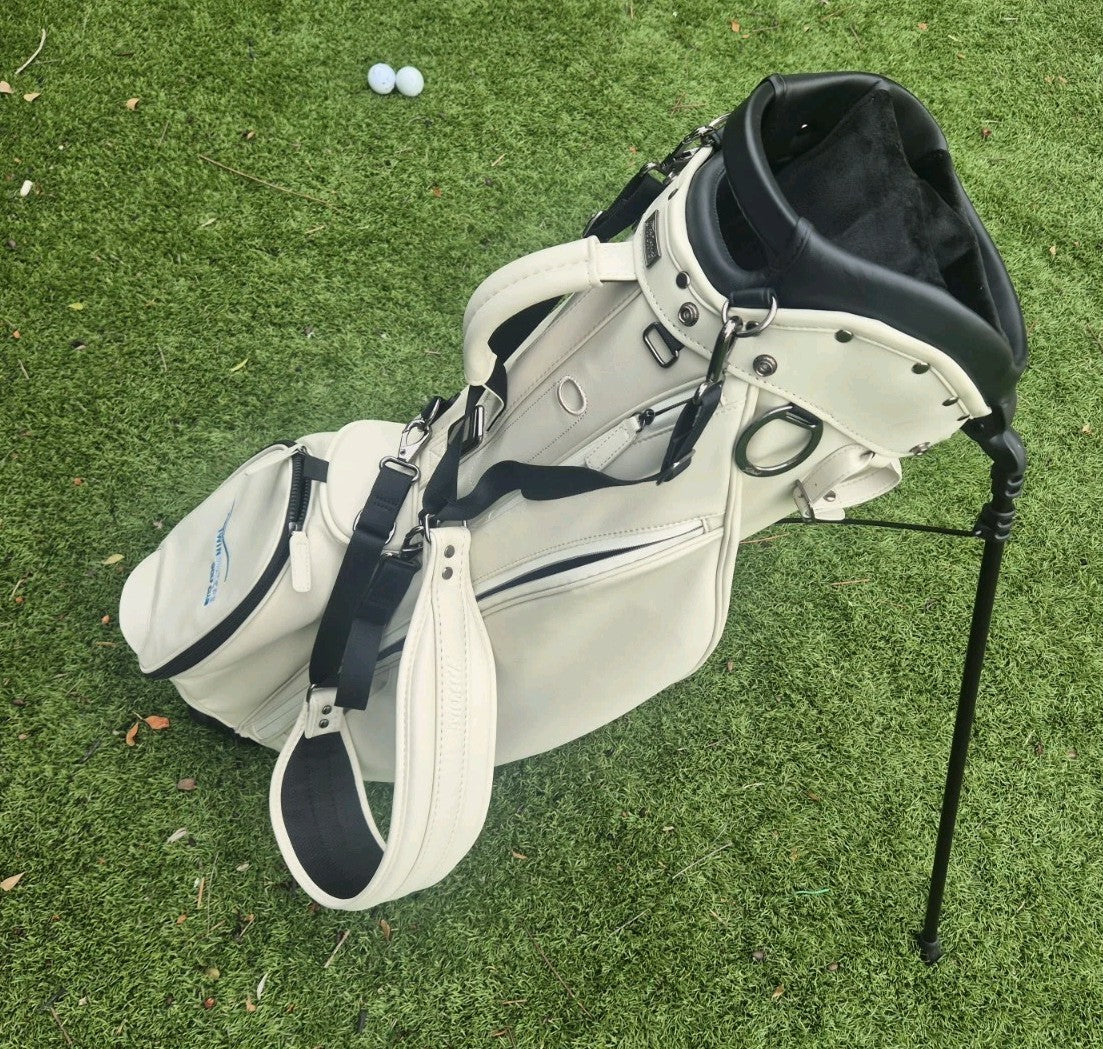 TITLEIST GOLF LINKS LEGEND SERIES CARRY BAG PLAYERS STAND BAG  TWIN WATERS WHITE1