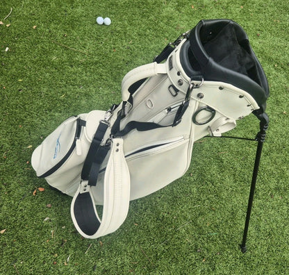 TITLEIST GOLF LINKS LEGEND SERIES CARRY BAG PLAYERS STAND BAG  TWIN WATERS WHITE1
