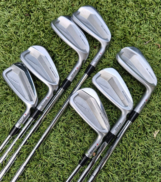 PING Blue Print S Forged IRONS 4-PW IRON BLUEPRINT - RED DOT KBS TOUR Stiff 0