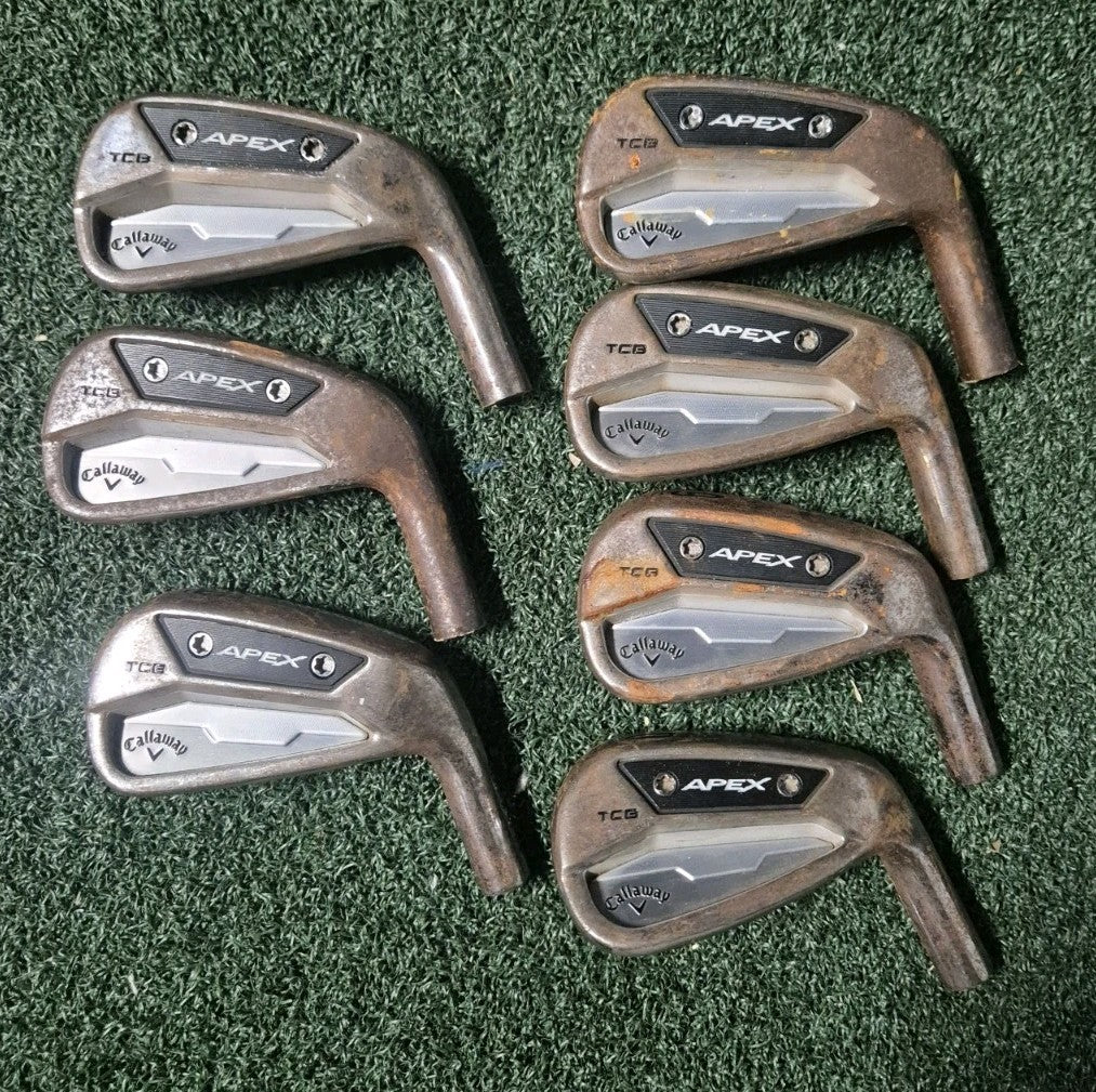 CALLAWAY APEX TCB FORGED 24' IRONS 4-PW - LIMITED EDITION RAW HEADS ONLY 0