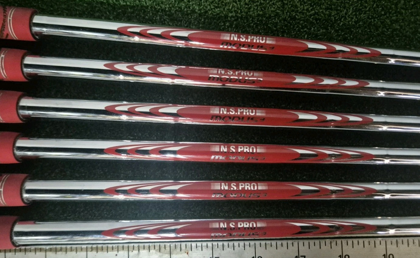 NIPPON MODUS 3 TOUR 120S IRON IRONS SHAFTS MMC GRIPS 5-PW 0.355 TAPER TIP4