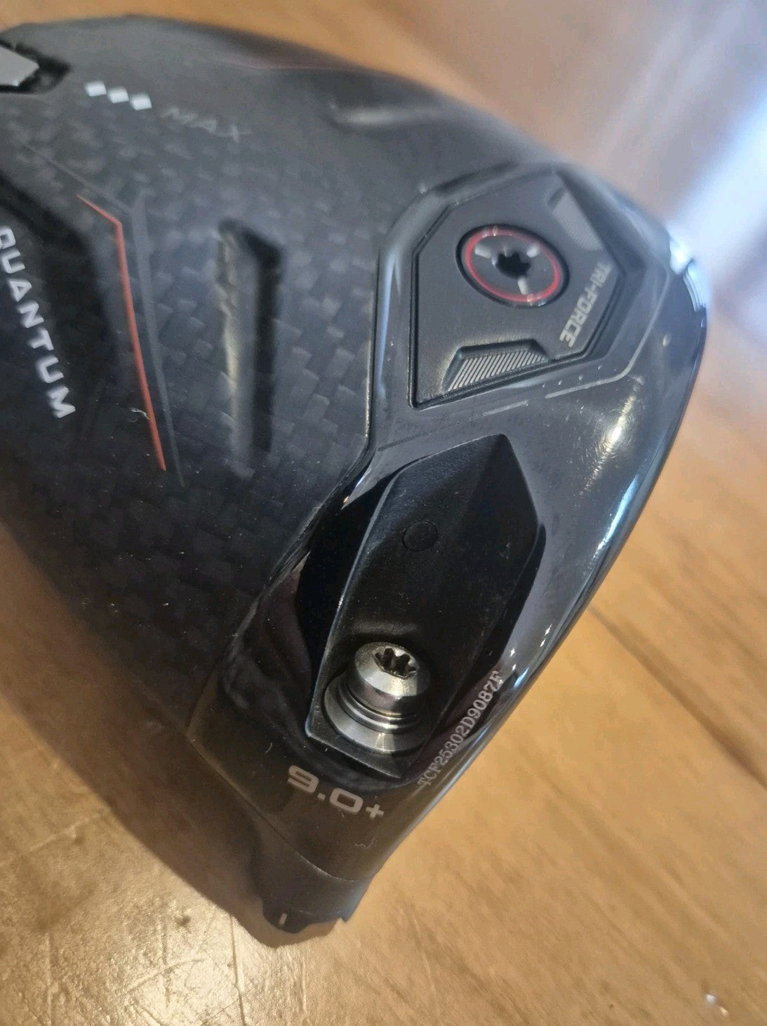 CALLAWAY QUANTUM 9.0+ TRIPLE DIAMOND MAX   - HEAD ONLY - TC SERIAL TOUR ISSUE +1