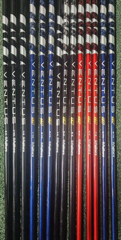 FUJIKURA VENTUS VELOCORE SHAFTS - MINT / EXCELLENT CONDITION - TR BLACK BLUE RED