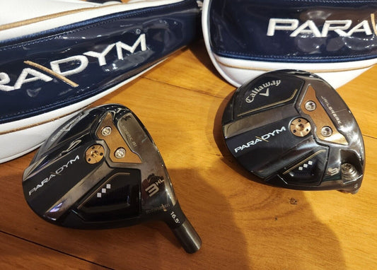 CALLAWAY PARADYM TOUR ISSUE FAIRWAY WOODS TC SERIAL HEADS ONLY