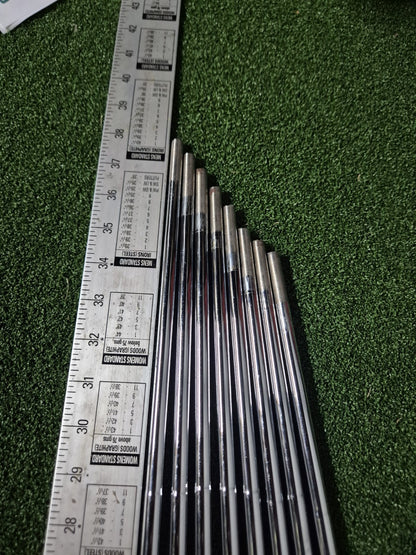 TRUE TEMPER AMT WHITE X100 EXTRASTIFF IRON IRONS SHAFTS 4-PW 0.355 TAPER TIP3