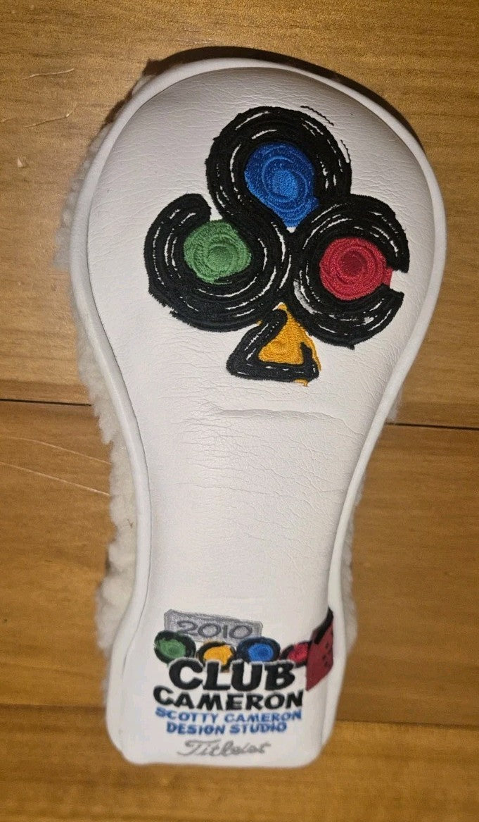 SCOTTY CAMERON DESIGN STUDIO CLUB CHAMPION 2010     Headcover HYBRID TITLEIST 1