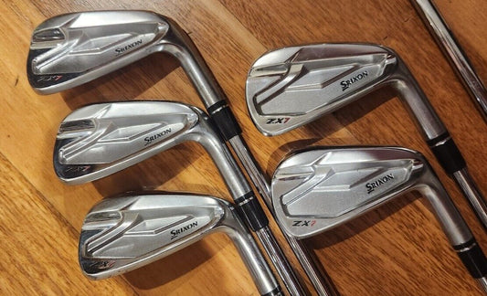 SRIXON ZX5 4 IRON & ZX7 6-PW IRONS  CLEVELAND RTX ZIPCORE WEDGES - SINGLE IRONS