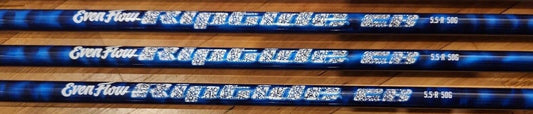 NEW - PROJECT X EVENFLOW RIPTIDE CB BLUE SHAFTS - ADAPTER & GRIP INCLUDED