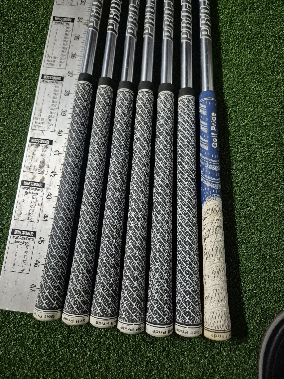 PROJECT X LS 7.0 EXTRA STIFF IRON IRONS SHAFTS 4-PW 0.355 TAPER TIP2