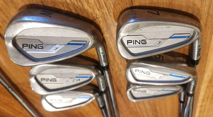 PING I E1 IRONS - Nippon 120S STIFF - CUSTOM BUILD TO LENGTH - 5-PW, 3 Iron & UW