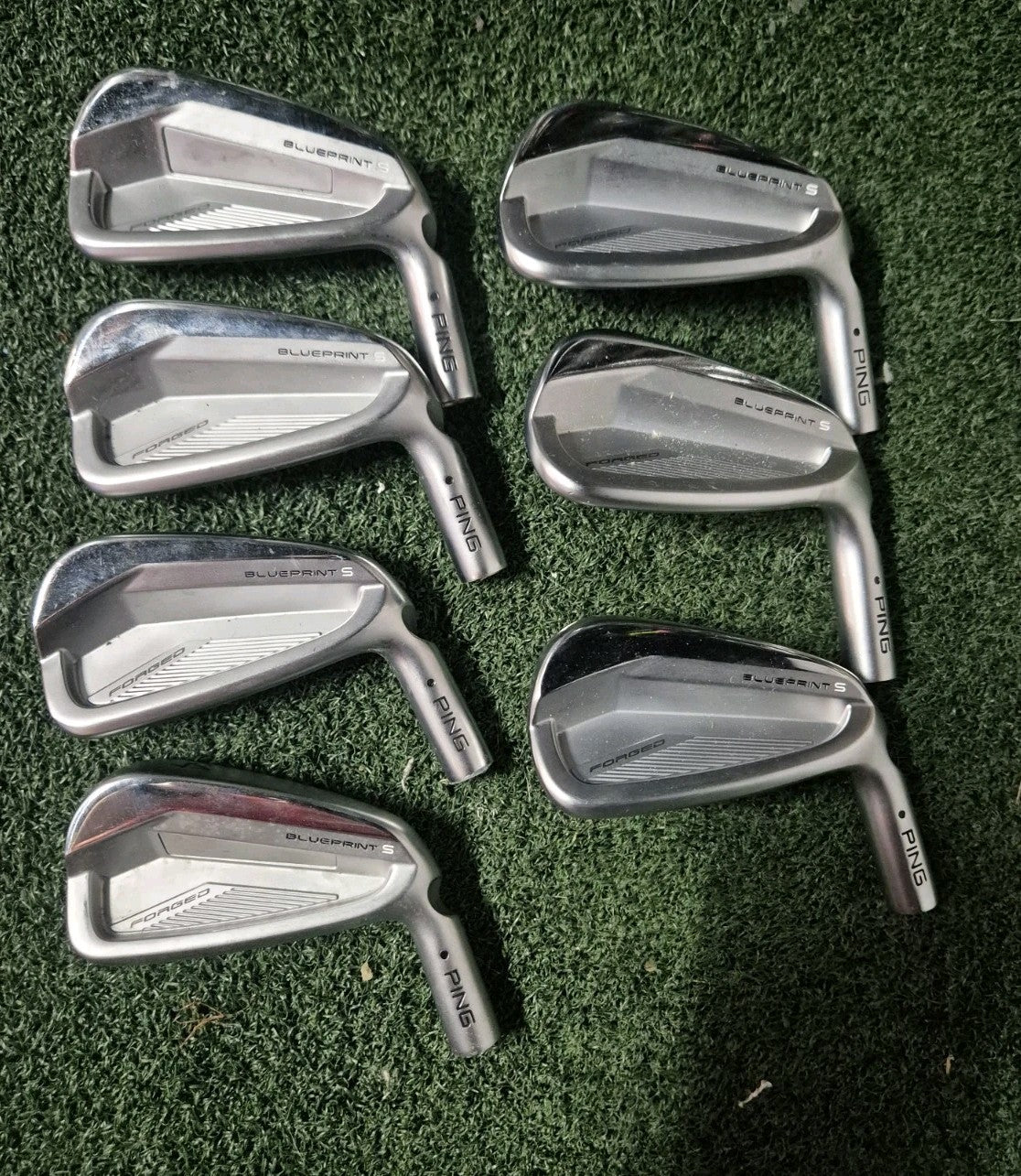 PING Blue Print S Forged IRONS 4-PW IRON BLUEPRINT - BLACK DOT HEADS ONLY 0
