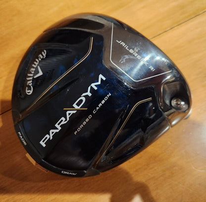 CALLAWAY PARADYM 9.0° FORGED CARBON DRIVER EXCELLENT CONDITION