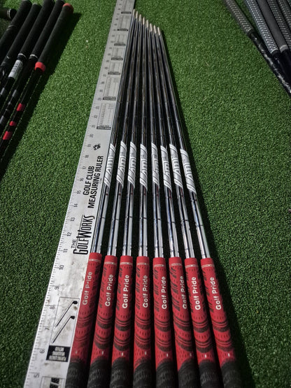 TRUE TEMPER AMT WHITE X100 EXTRASTIFF IRON IRONS SHAFTS 4-PW 0.355 TAPER TIP1