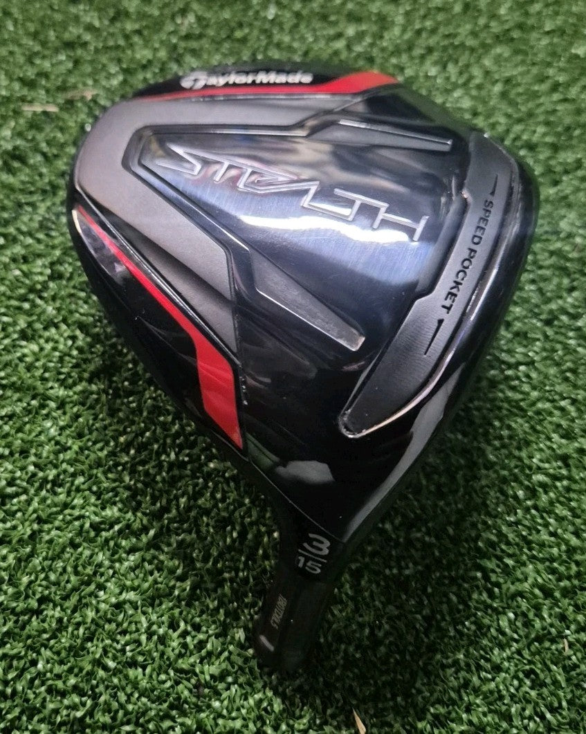 TAYLORMADE STEALTH 15° 3 FAIRWAY WOOD - HEAD ONLY - MINT CONDITION 1