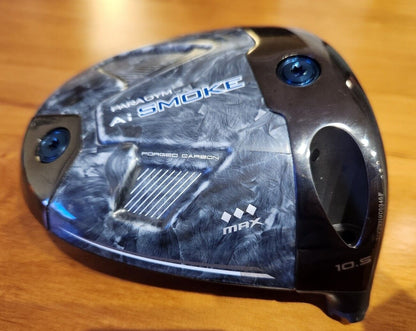 TOUR ISSUE CALLAWAY PARADYM Ai SMOKE TRIPLE DIAMOND MAX 10.5° DRIVER - HEAD ONLY